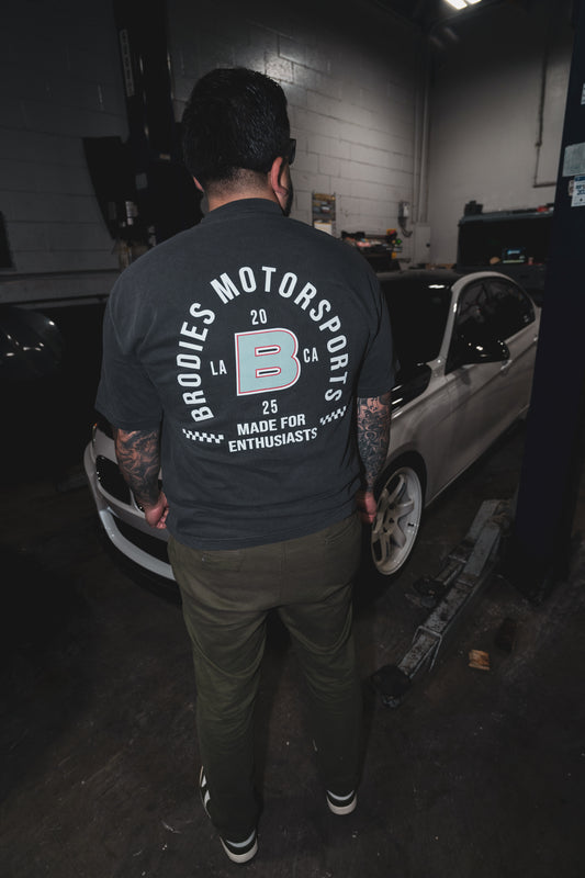 Vintage Black Motor Sport Tee