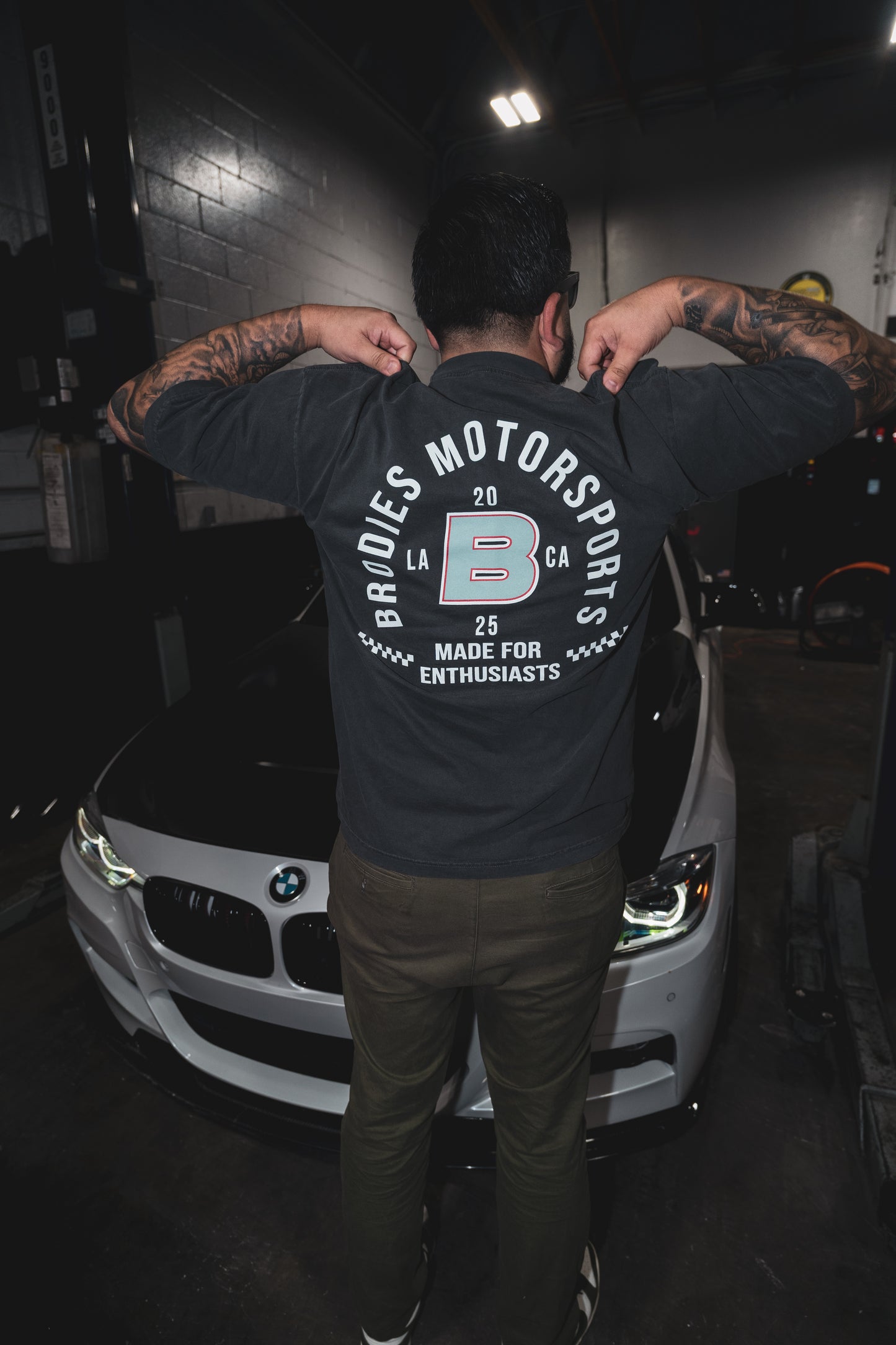 Vintage Black Motor Sport Tee