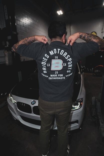 Vintage Black Motor Sport Tee